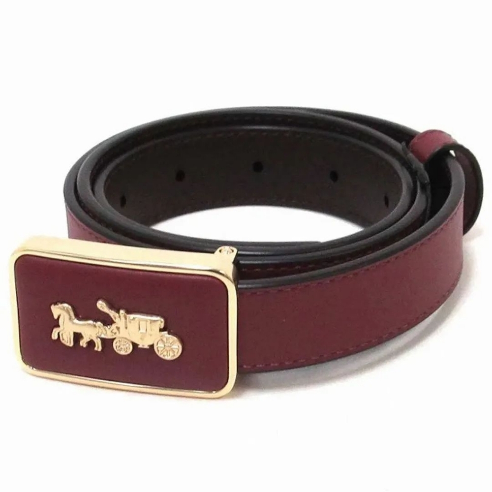 Coach Gracie Plaque Buckle Belt NWOT - Picture 2 of 16